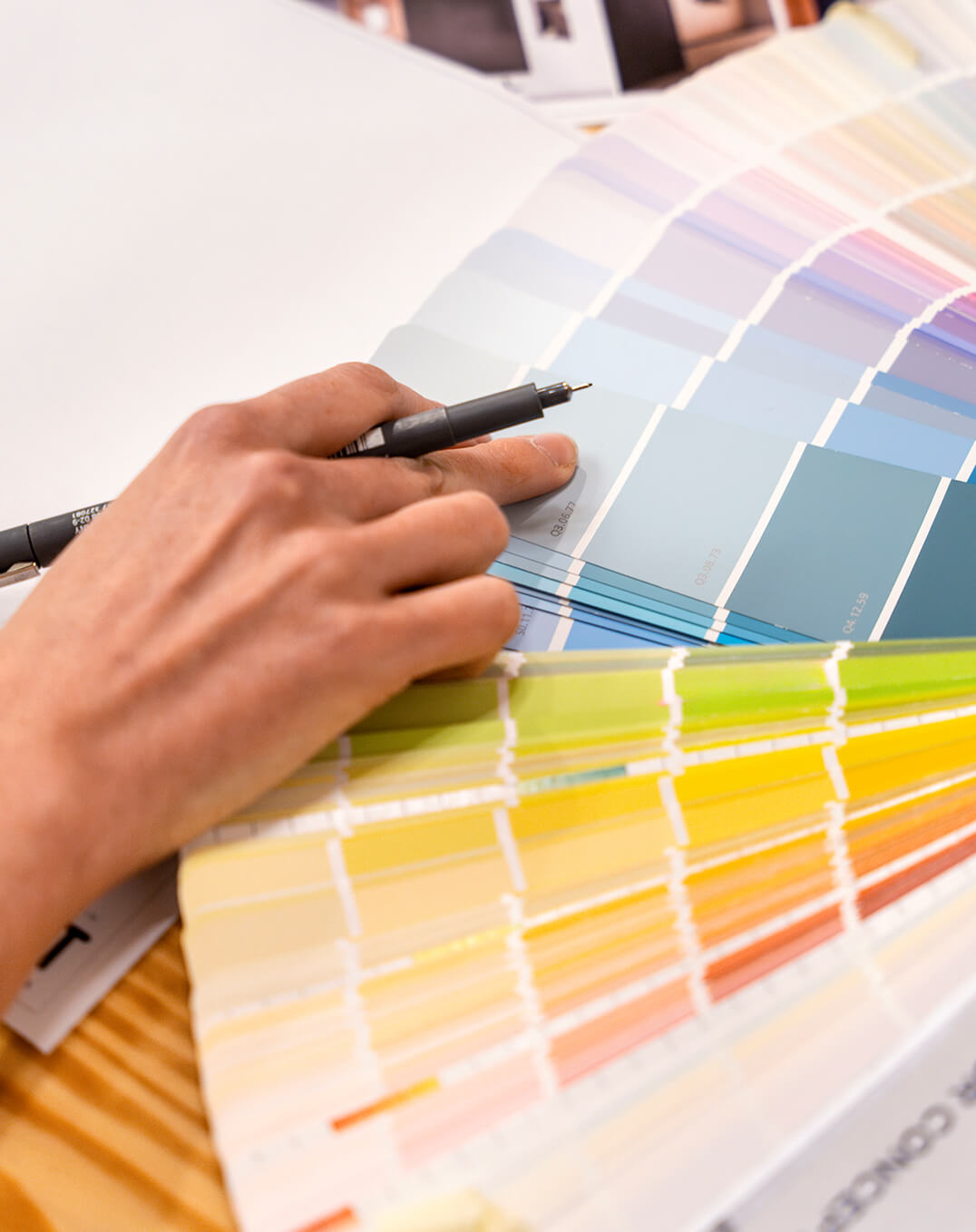 immagine selezione colori nost architetti milano